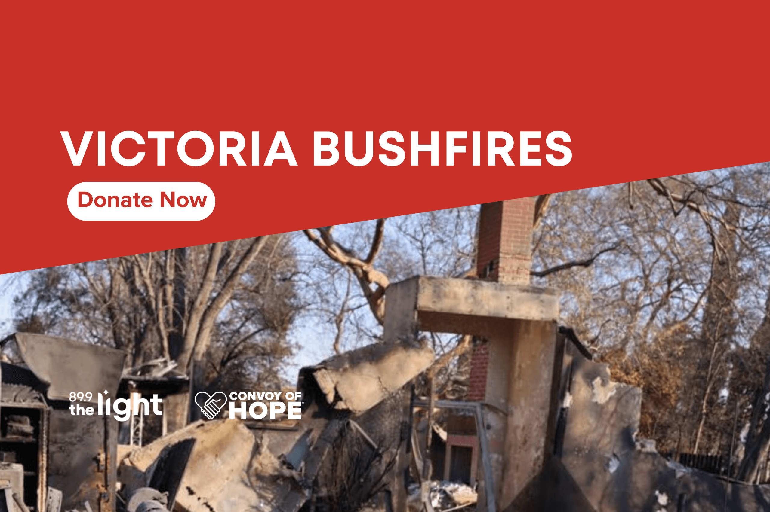 TheLight and Convoy of Hope respond to Victorian bushfires